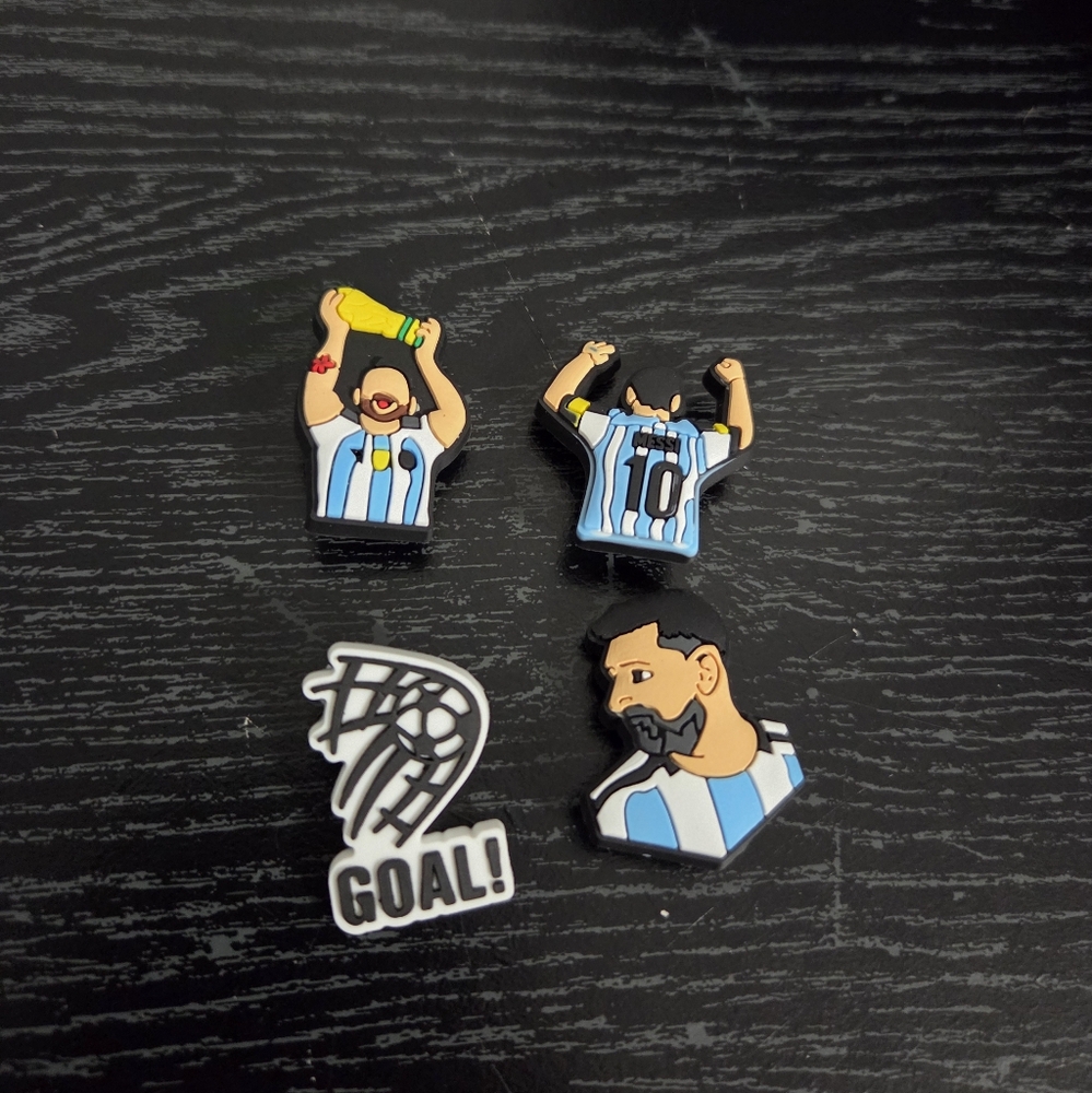 Lionel Messi Jibbitz Charms For Crocs Argentina